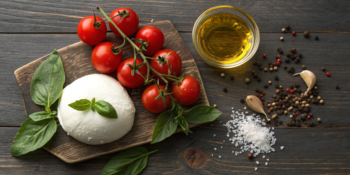 Ingrédients frais pour une pizza artisanale de qualité